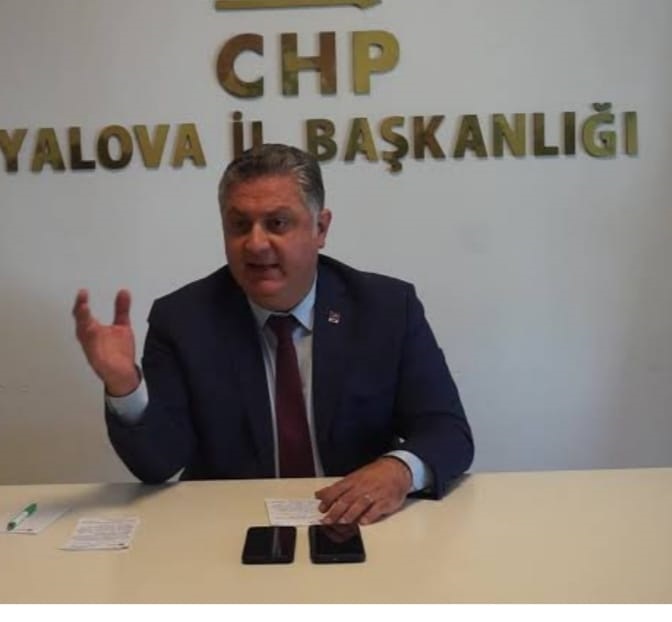 CHP YALOVA İL BAŞKANI GÜREL: ARTIK YETER, HAK YERİNİ BULSUN