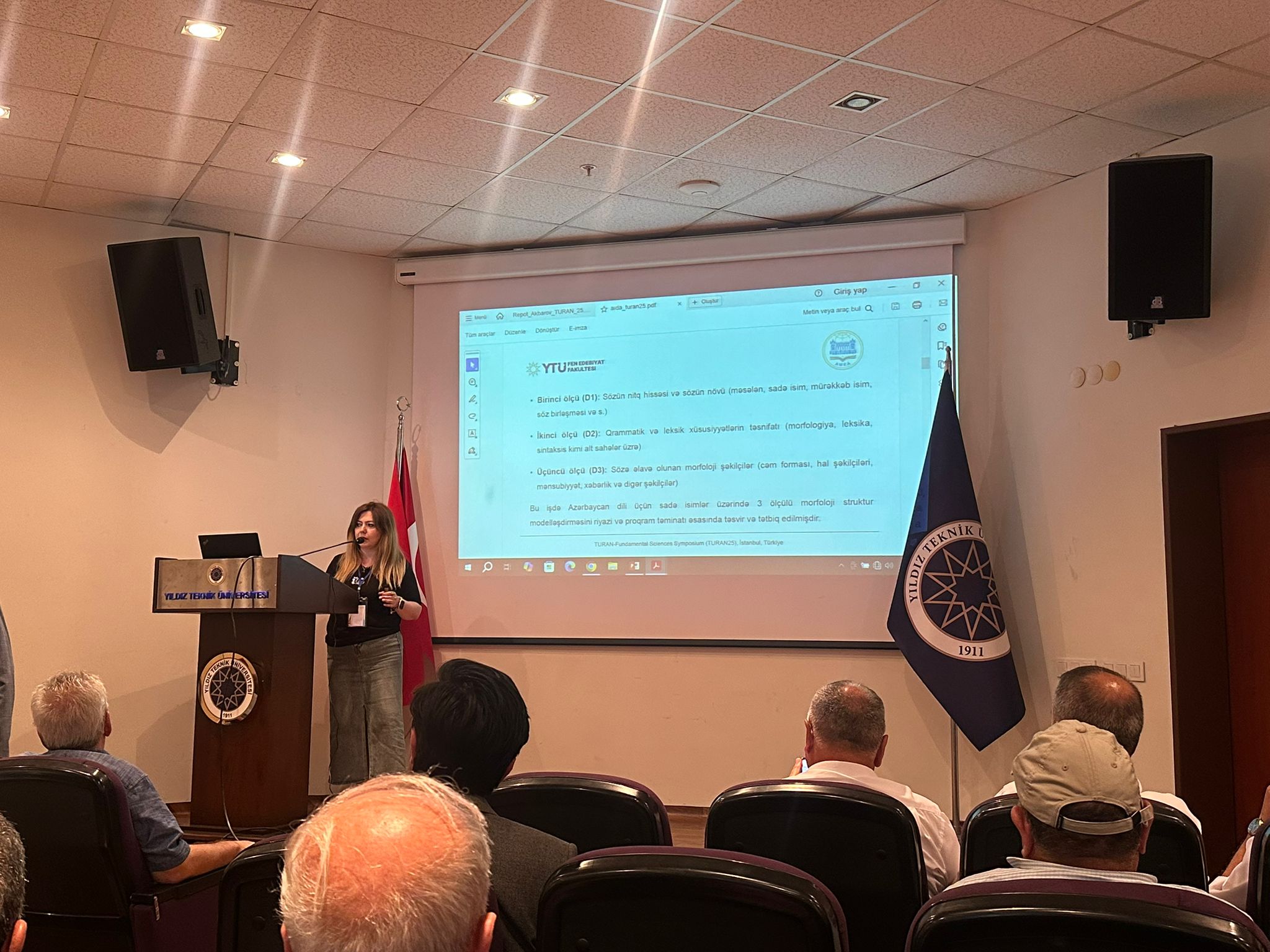 Yıldız Teknik Üniversitesi’nde Üç Boyutlu Dil Modelleme Konferansı: Azerbaycan Türkçesi İçin Morfolojik Analiz Sistemi Tanıtıldı…