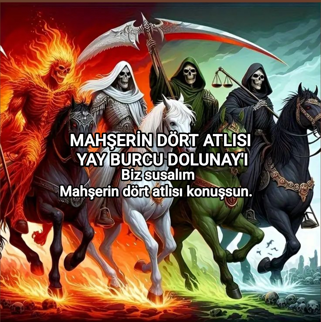 MAHŞERİN DÖRT ATLISI YAY BURCU DOLUNAYI