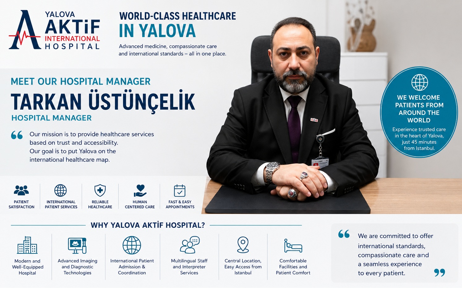 Uluslararası sağlık hizmetlerinde yeni bir durak...