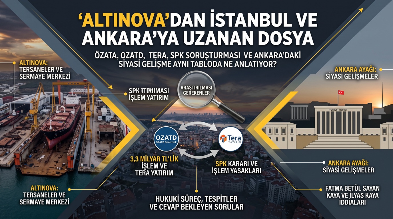 ALTINOVA’DAN İSTANBUL’A, İSTANBUL’DAN ANKARA’YA UZANAN DOSYA