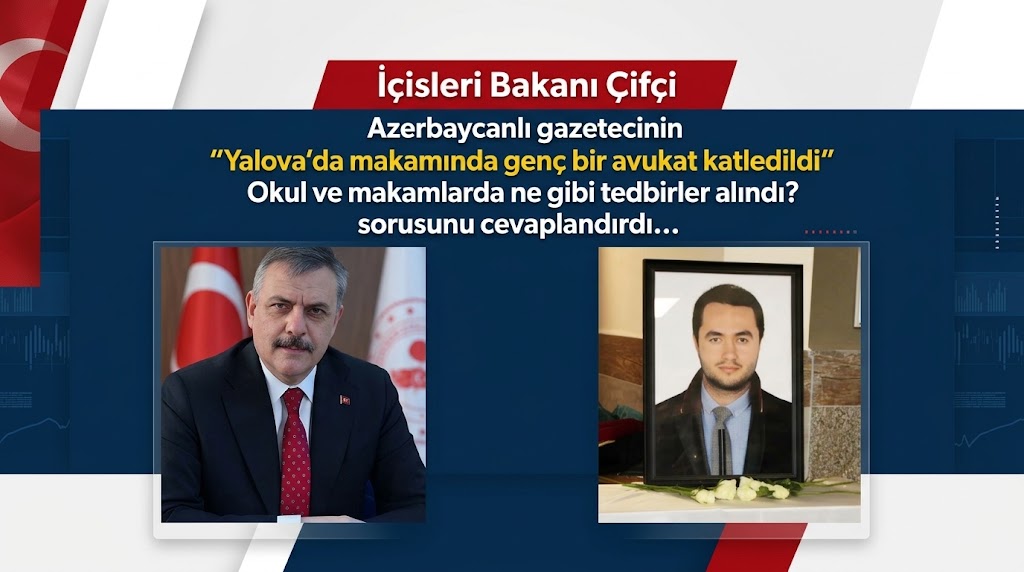 BAKAN ÇİFTÇİ’YE YALOVA’DA MAKAM GÜVENLİĞİ SORULDU: “TEDBİRLERİ ARTIRDIK”